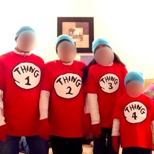Dr. Seuss Thing Family (1, 2, 3, and 4) T-Shirts